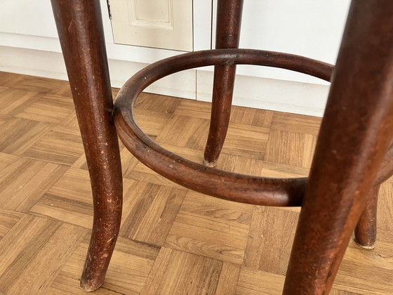 Image 1 of Bentwood stool tabouret