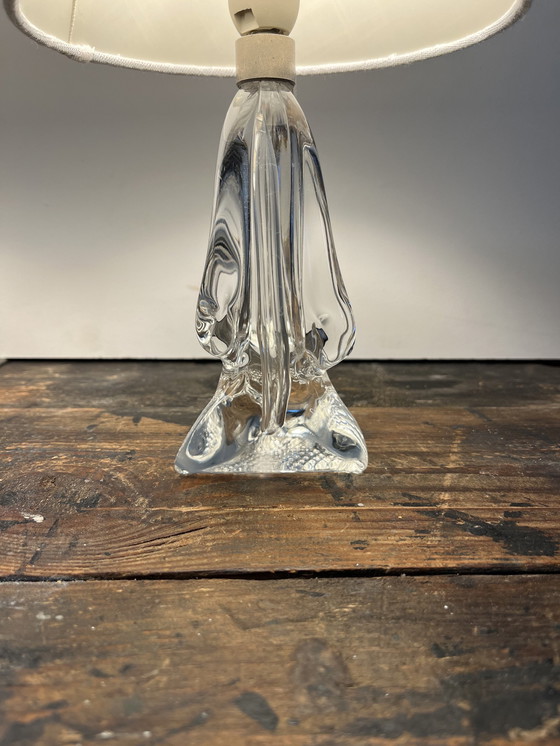 Image 1 of Vintage Mid - Century Crystal Table Lamps