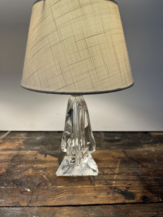 Image 1 of Vintage Mid - Century Crystal Table Lamps