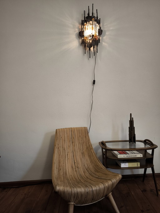 Tom Ahlström & Hans Ehrlich Brutalist Wall Lamp