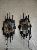 Tom Ahlström & Hans Ehrlich Brutalist Wall Lamp