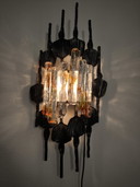 Tom Ahlström & Hans Ehrlich Brutalist Wall Lamp