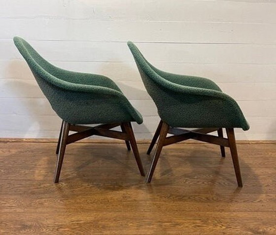 Image 1 of Set of 2 vintage chairs by Miroslav Navratil