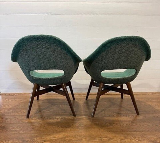 Image 1 of Set of 2 vintage chairs by Miroslav Navratil