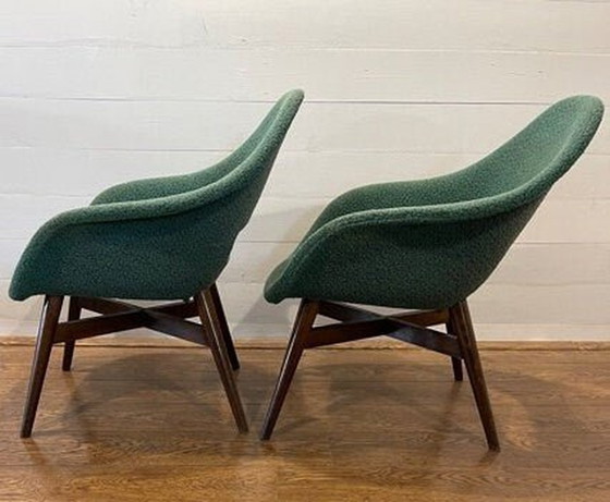 Image 1 of Set of 2 vintage chairs by Miroslav Navratil