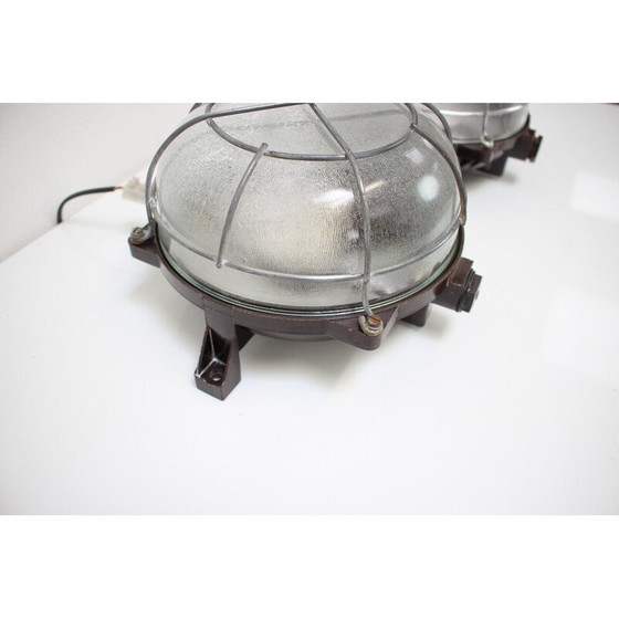 Image 1 of Pair of vintage ceiling lamps, Czechoslovakia 1960s