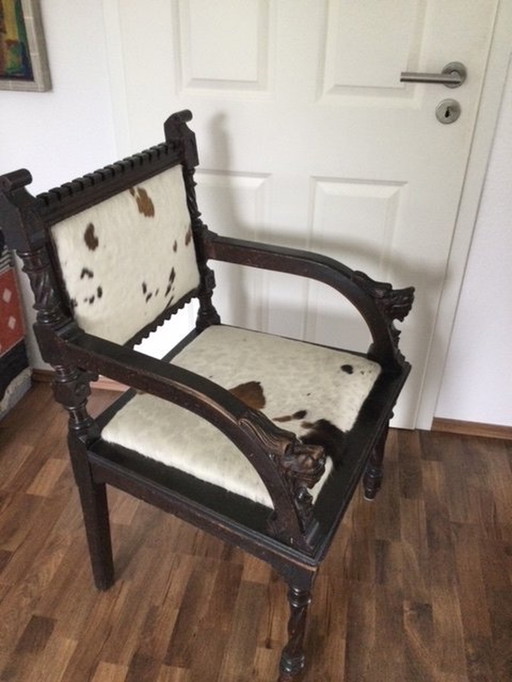 Antique armchair from the Wilhelminian era