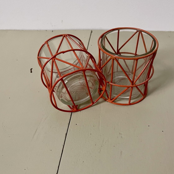 Image 1 of Pair Of Scandinavian Candleholders