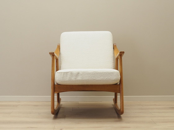 Image 1 of Oak Rocking Chair, Danish Design, 1960S, Designer: H. Brockmann Petersen, Production: Randers Møbelfabrik