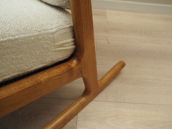 Image 1 of Oak Rocking Chair, Danish Design, 1960S, Designer: H. Brockmann Petersen, Production: Randers Møbelfabrik