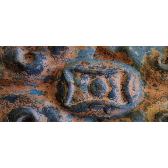 Image 1 of Pair of vintage cast iron gate rosettes