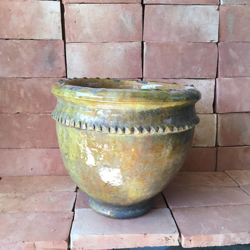 Tamegroute Pottery Enameled Pot Cover