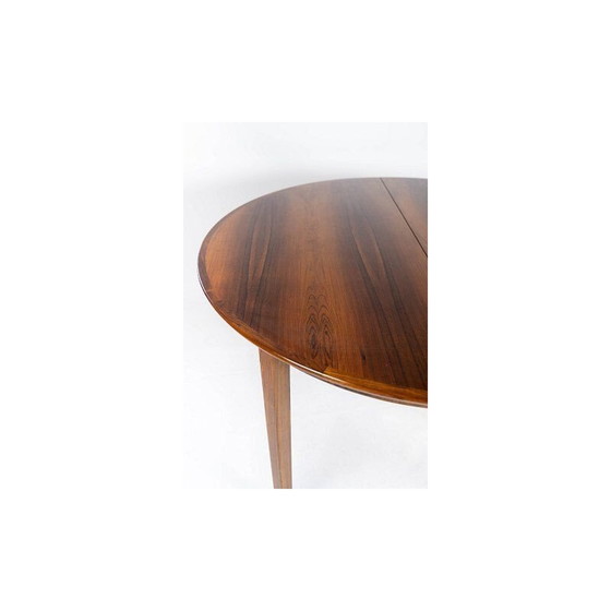 Image 1 of Vintage dining table in rosewood with three extension plates, Danish 1960s