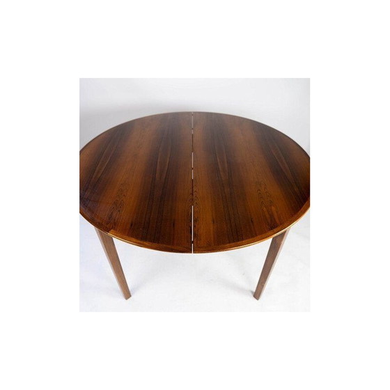 Image 1 of Vintage dining table in rosewood with three extension plates, Danish 1960s