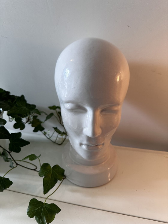 Image 1 of Ceramic 70s Statue Head