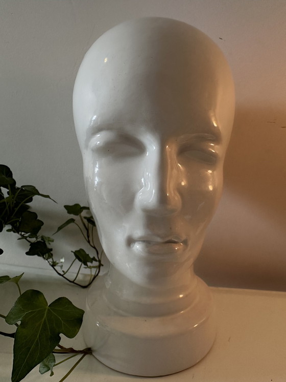 Image 1 of Ceramic 70s Statue Head