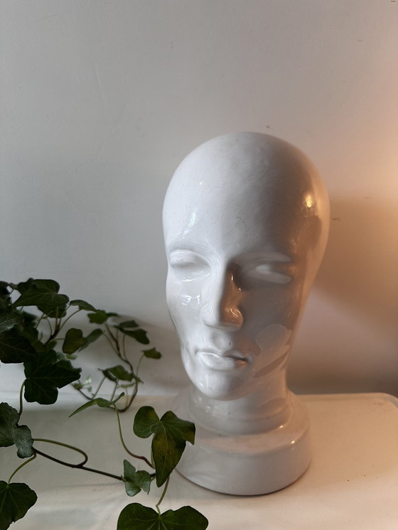 Image 1 of Ceramic 70s Statue Head