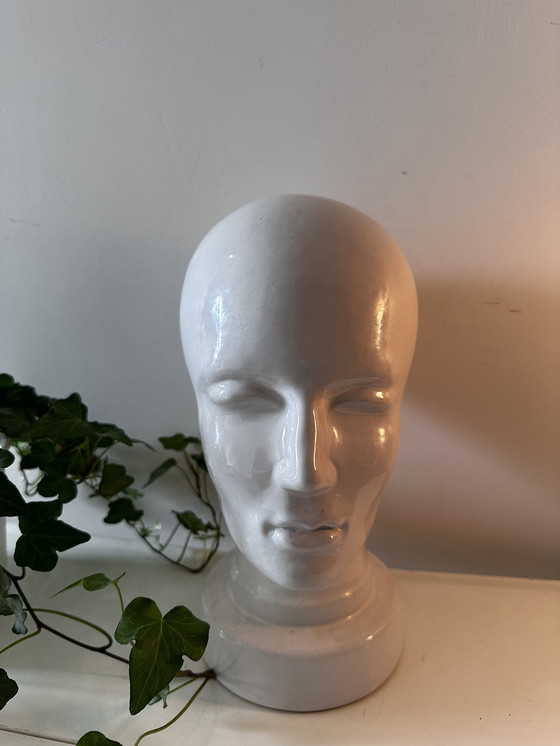 Image 1 of Ceramic 70s Statue Head