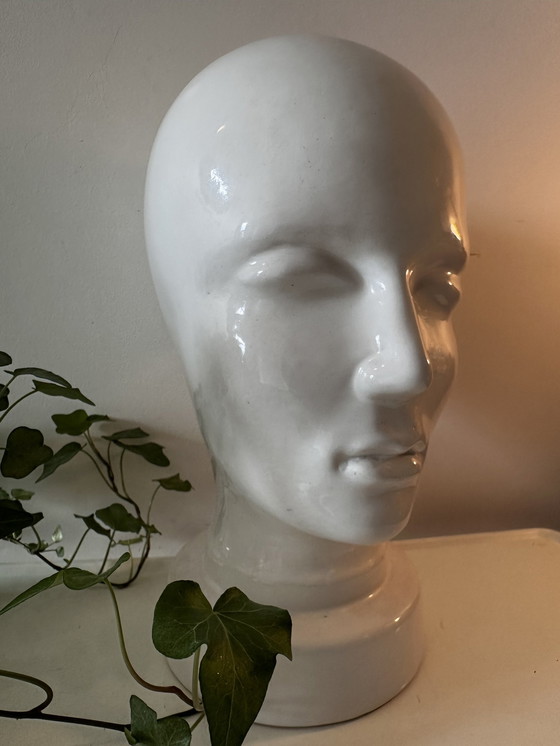 Image 1 of Ceramic 70s Statue Head