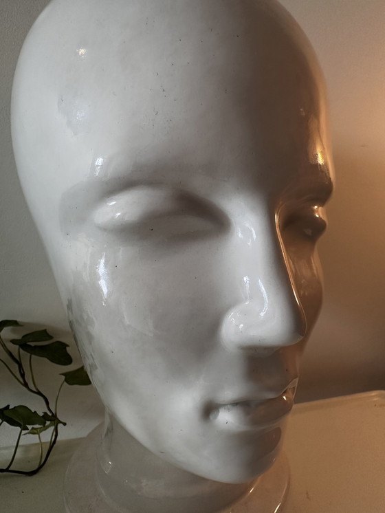 Image 1 of Ceramic 70s Statue Head