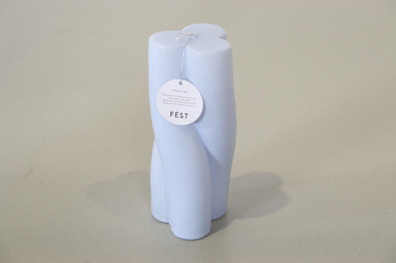 Image 1 of Fest Wocky light blue candle