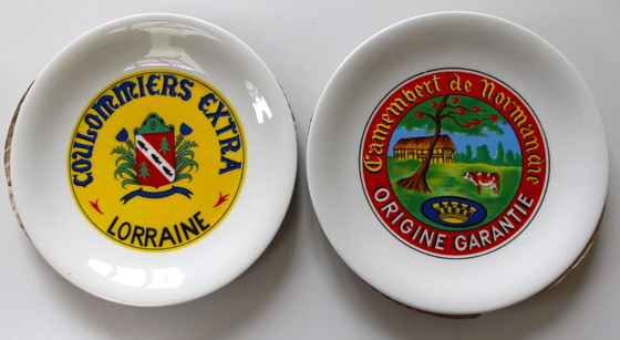 Image 1 of 6x Porcelaine de Paris Assiettes à fromage