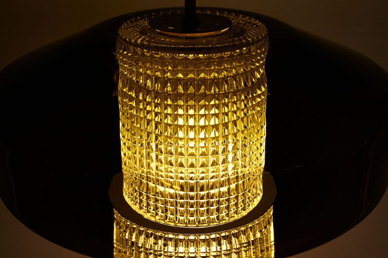 Image 1 of Lampe pendante en verre conçue par Carl Fagerlund pour Orrefors, Suède, années 1960.