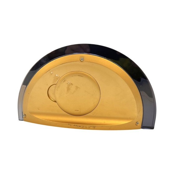 Image 1 of Vintage plastic and plexiglass quartz mantel clock for Seiko, Japan 1980