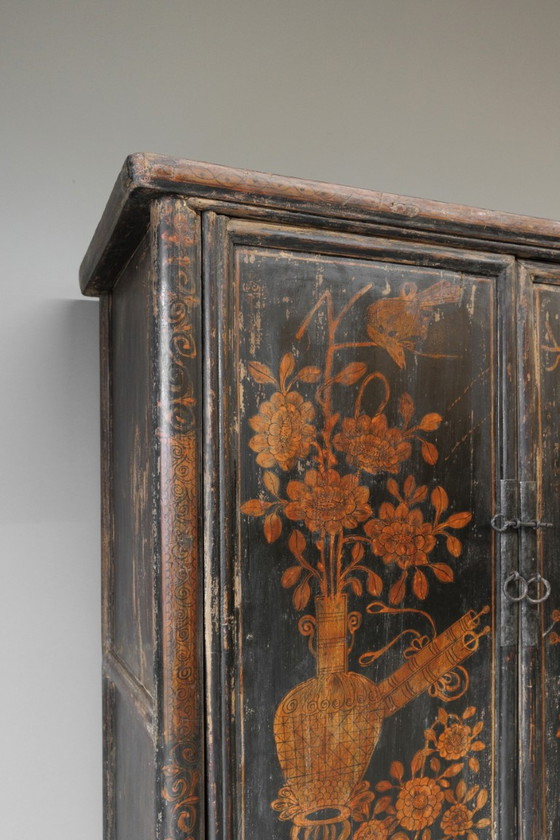 Image 1 of Original Antique Bridal Cabinet