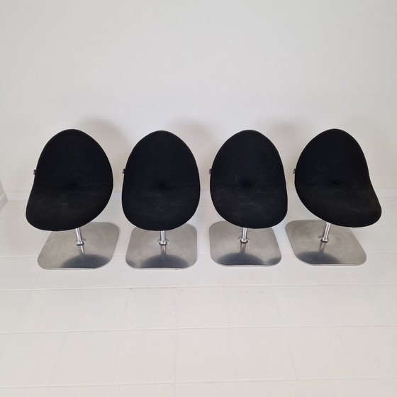 Image 1 of Set Of 4 Artifort "Conco" Chairs, Michel Van Der Kley 2006