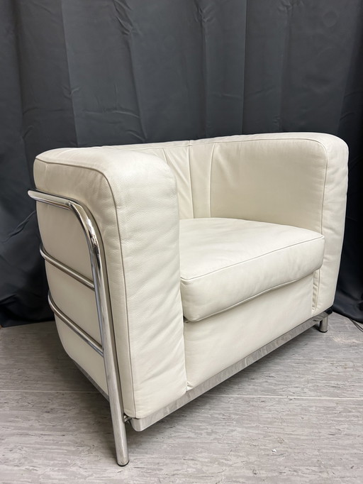 Zanotta Onda armchair - white leather