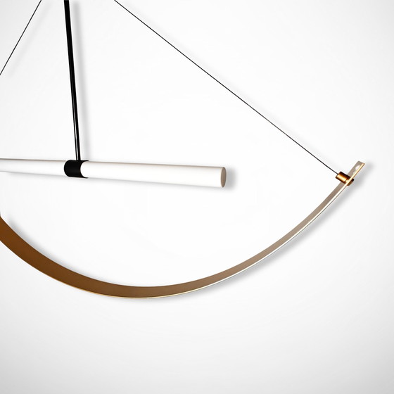 Image 1 of Aru Pendant Light Triangle - Matte Gold - Fést Amsterdam