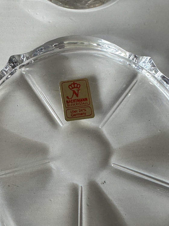 Image 1 of 5 x sous-verres en cristal de plomb Nachtmann 60s