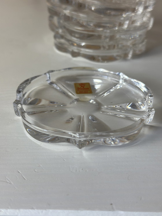 Image 1 of 5 x sous-verres en cristal de plomb Nachtmann 60s