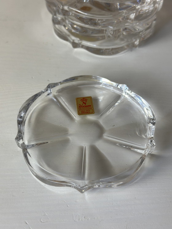 Image 1 of 5 x sous-verres en cristal de plomb Nachtmann 60s