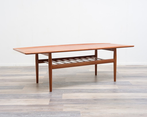 Danish coffee table design, Grete Jalk, teak 60s