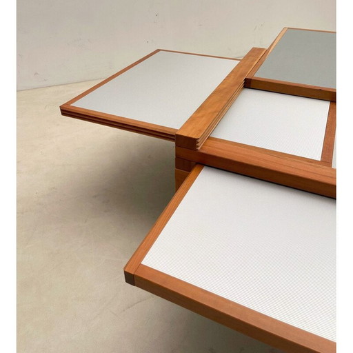 Modular vintage coffee table model Hexa by Bernard Vuanersson for Bellato, France 1980