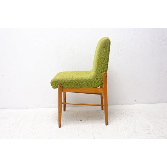 Image 1 of Set of 4 vintage beechwood chairs by Miroslav Navrátil, Czechoslovakia 1960