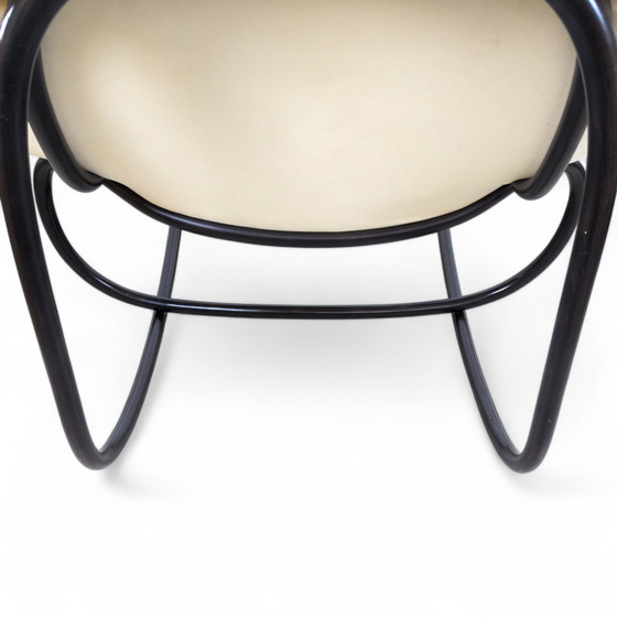 Image 1 of "Wave" Bentwood Rocking Lounge Chair By Michal Riabic For Ton