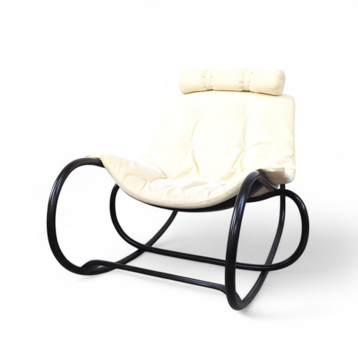 "Wave" Bentwood Rocking Lounge Chair By Michal Riabic For Ton