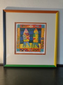 Clemens Briels Litho 130/150 1998 kleurrijk zeefdruk gesigneerd