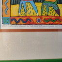 Clemens Briels Litho 130/150 1998 kleurrijk zeefdruk gesigneerd