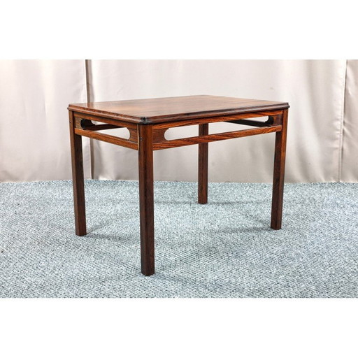 Vintage rosewood coffee table by Rasmus Solber for S Mobler, 1960