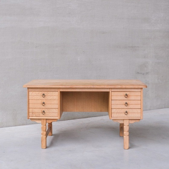 Image 1 of Vintage oak desk, Denmark 1960