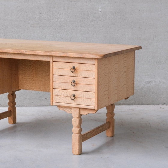 Image 1 of Vintage oak desk, Denmark 1960