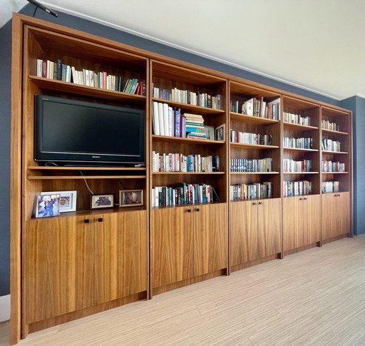 Custom made Walnut wall cabinet