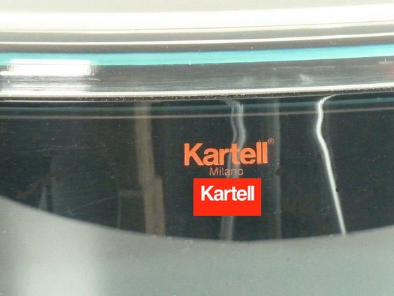 Image 1 of Kartell Shibuya Vase │ Fruit Bowl Gray-Smoke-Blue │ New