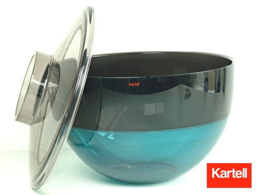 Kartell Shibuya Vase │ Fruit Bowl Gray-Smoke-Blue │ New