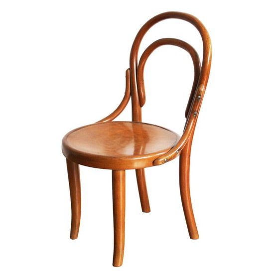 Image 1 of Vintage no1 wooden children's chair for Thonet Furniture, 1920s