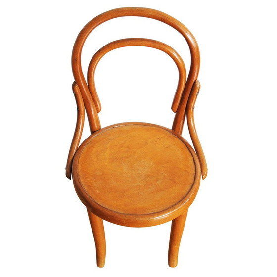 Image 1 of Vintage no1 wooden children's chair for Thonet Furniture, 1920s
